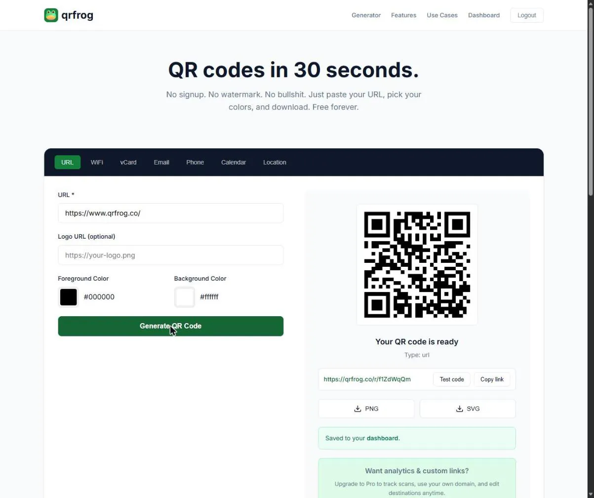 QRFrog gallery image