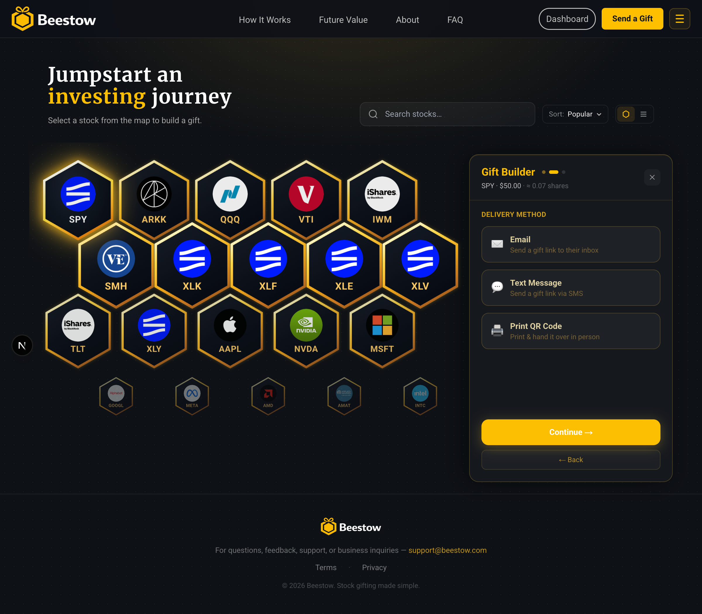 Beestow — Gift Stocks Instantly  gallery image
