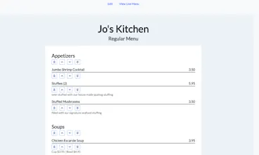 Scan Menu gallery image