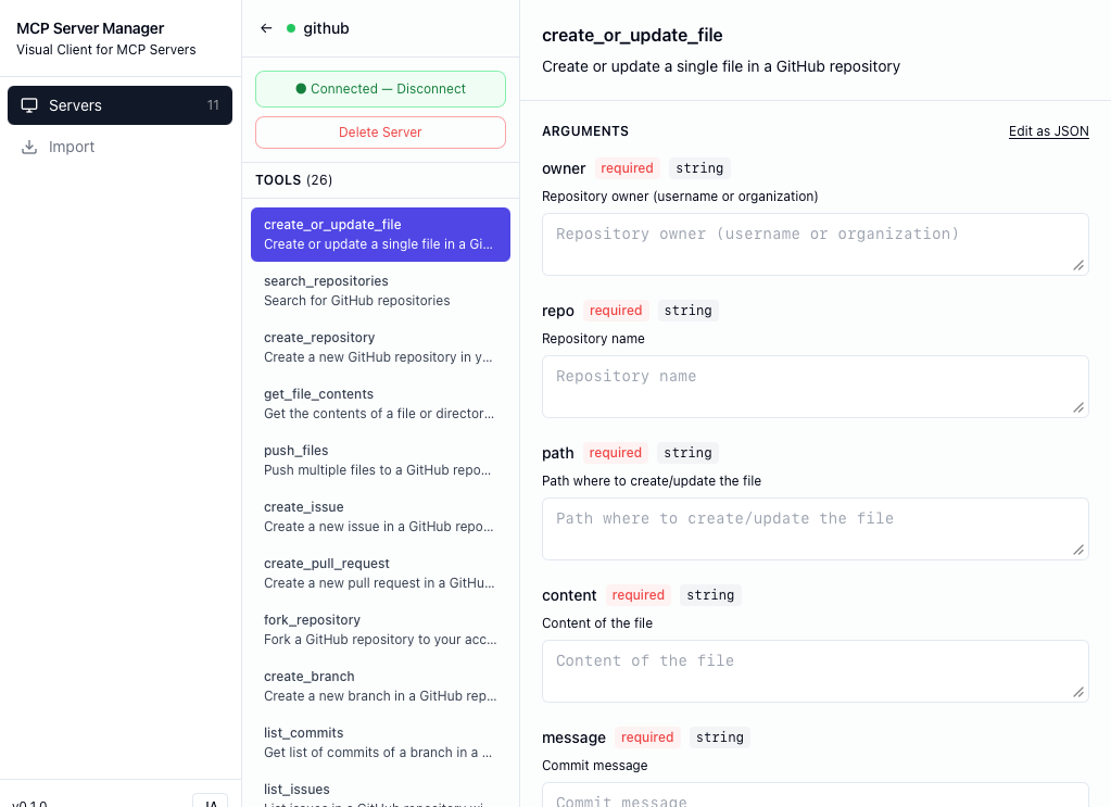 MCPilot — Visual Client for MCP Servers gallery image