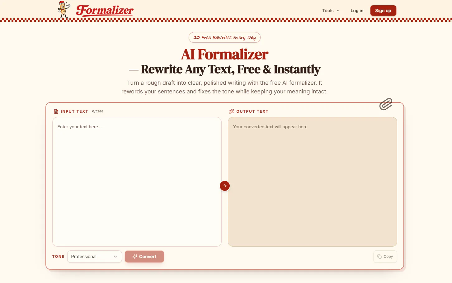 FormalizerApp screenshot