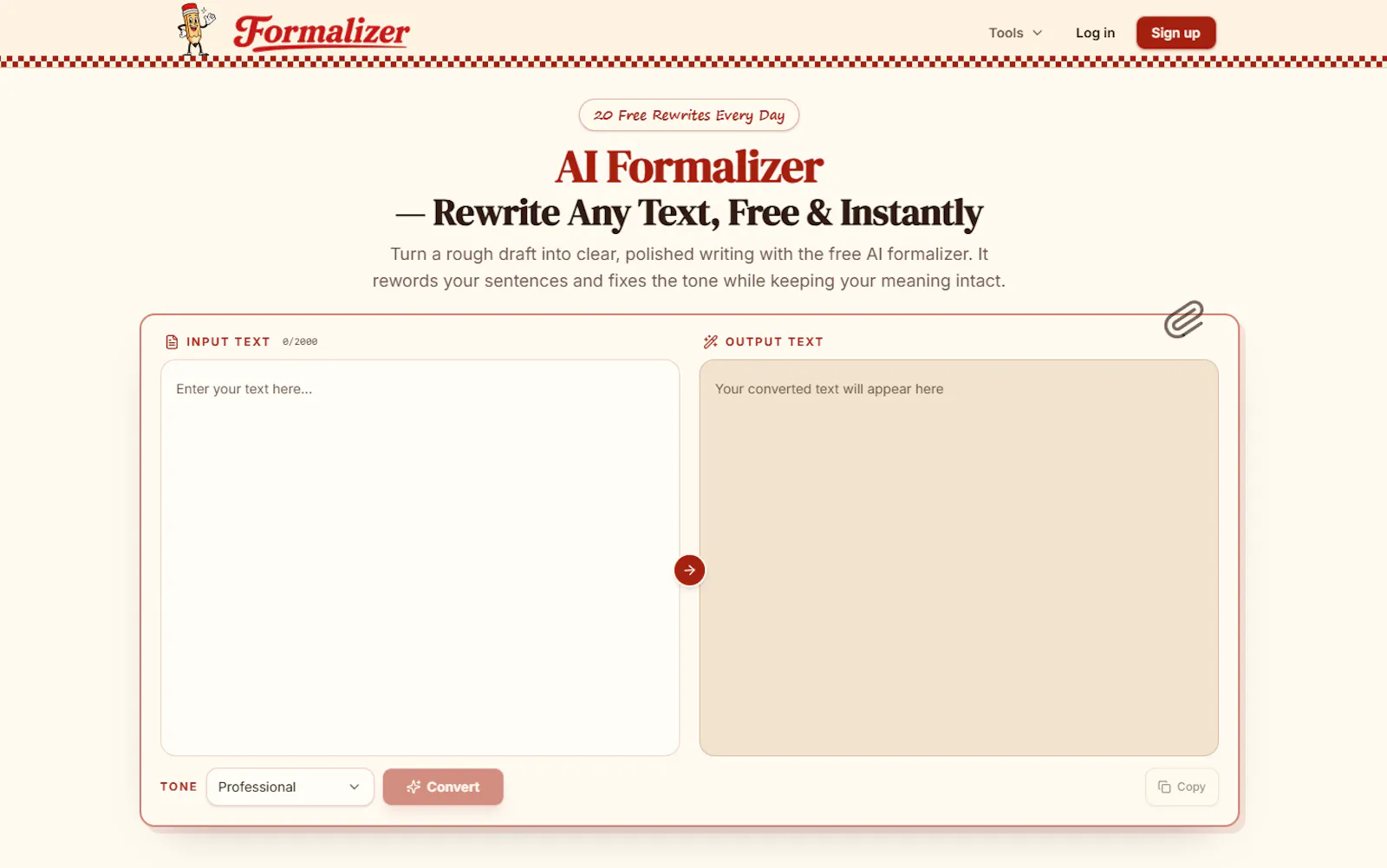 FormalizerApp screenshot 1