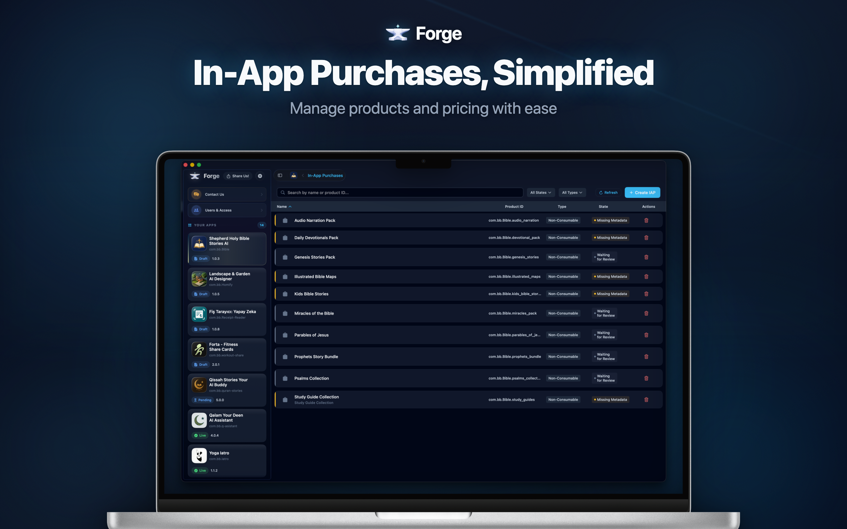 Forge - Screenshot 3 showing product features and functionality