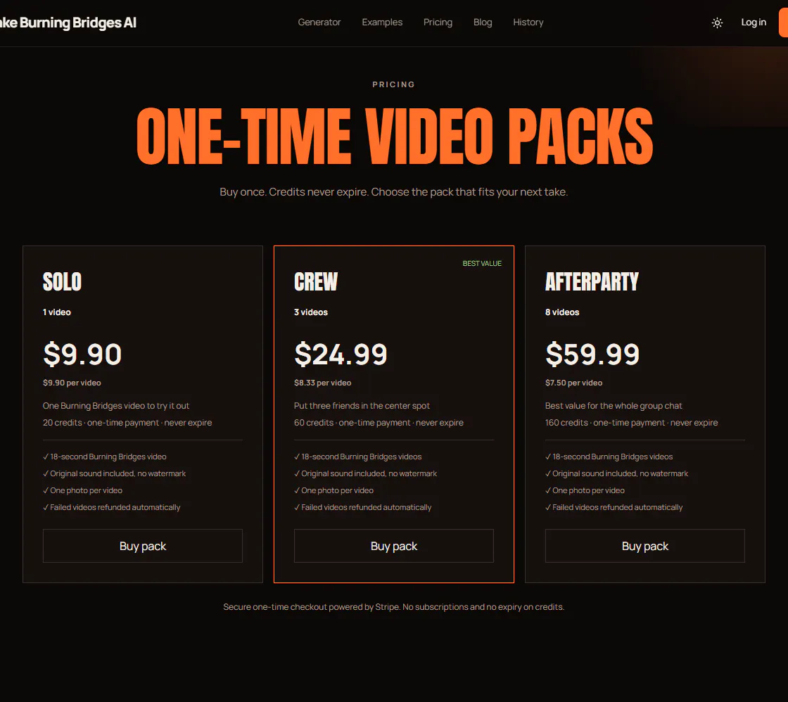 Drake Burning Bridges AI Video Generator gallery image