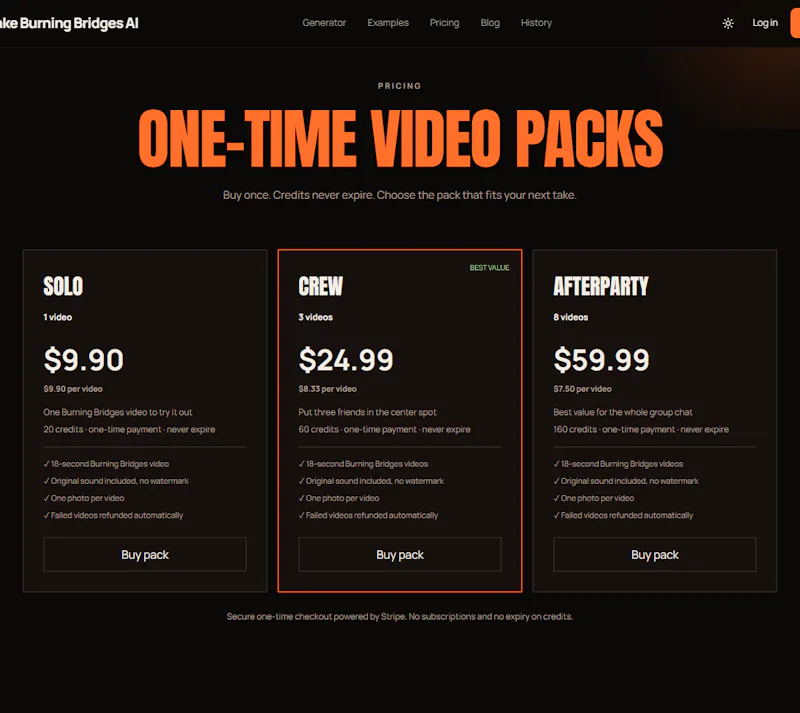 Drake Burning Bridges AI Video Generator screenshot 1
