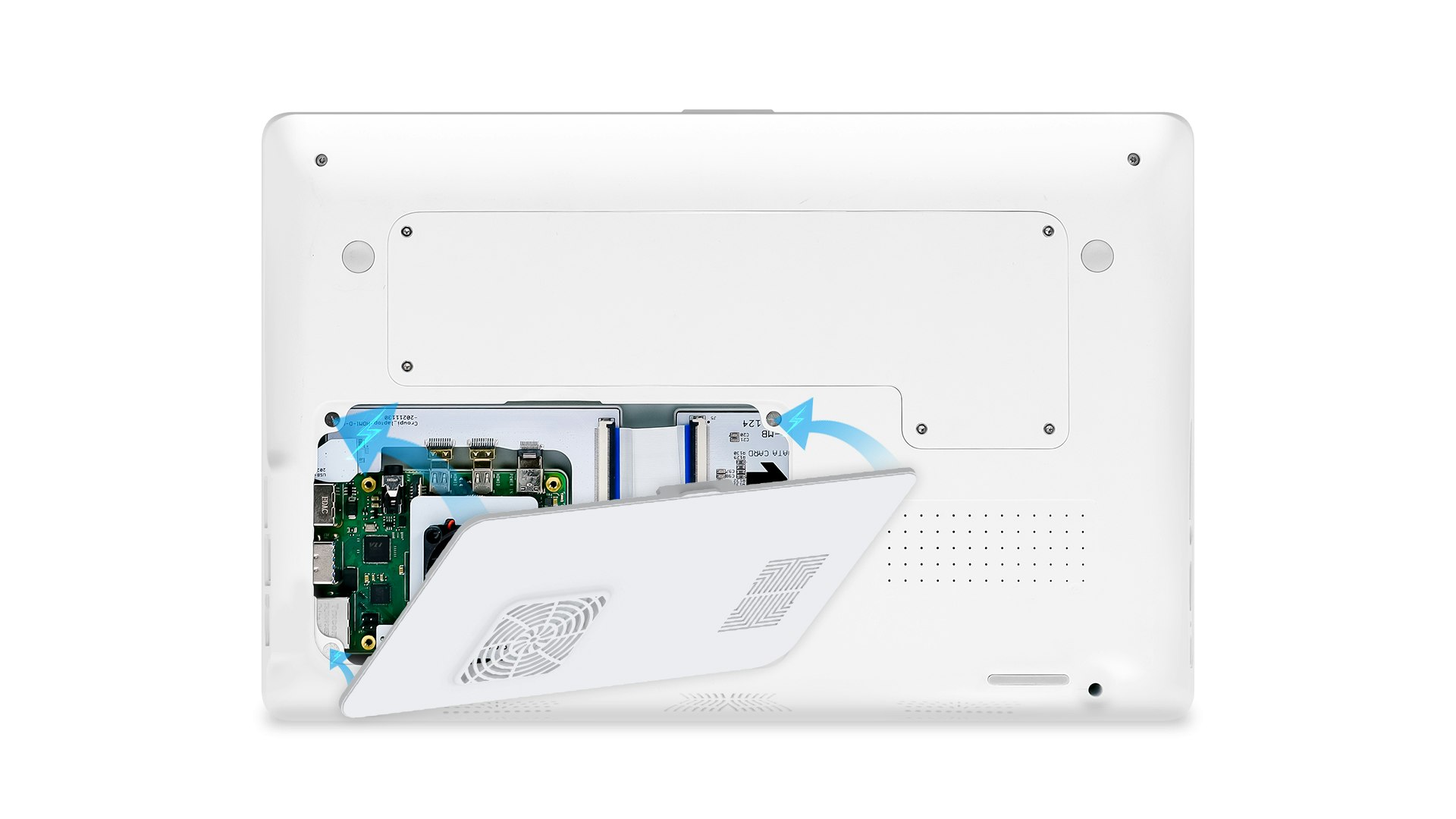 COWPI L - Una computadora portátil Raspberry Pi real para el hardware de programación de aprendizaje media 4