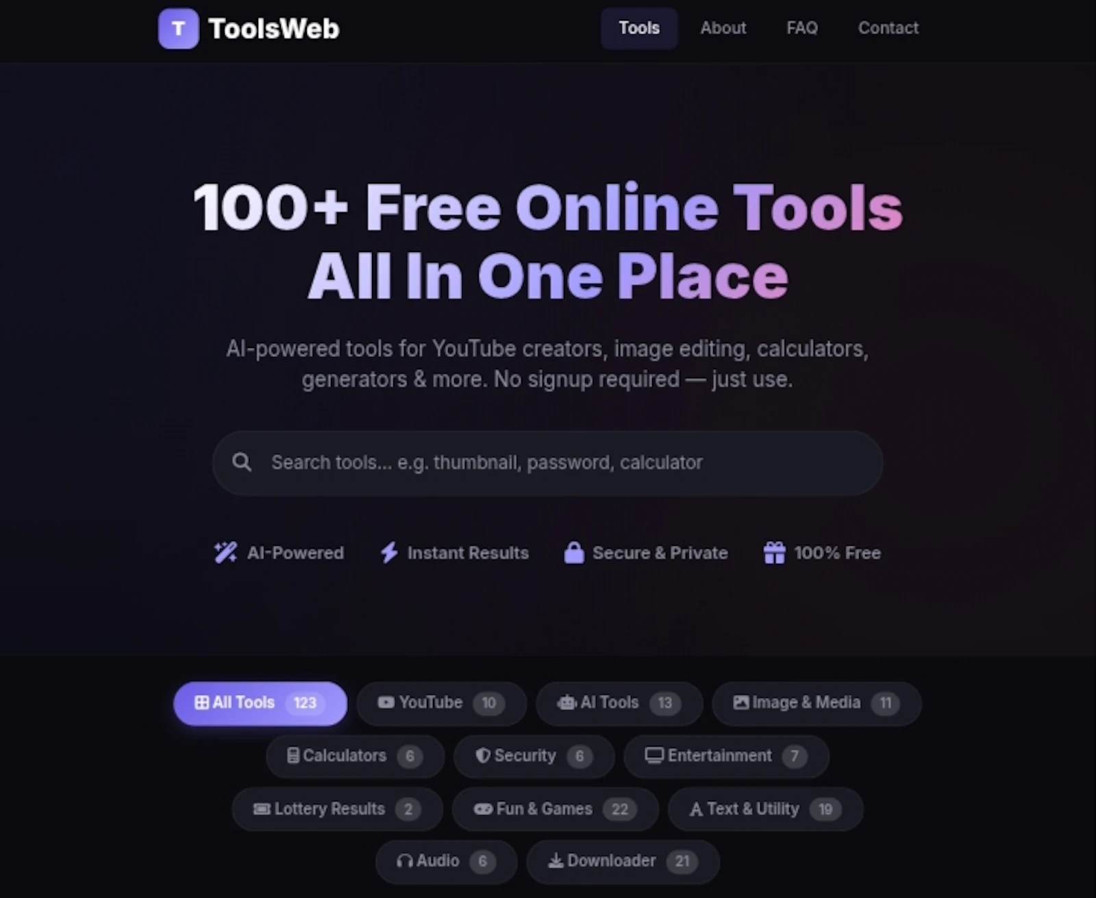 ToolsWeb.Cc screenshot 1