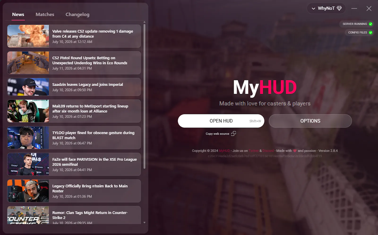 MyHUD screenshot 3