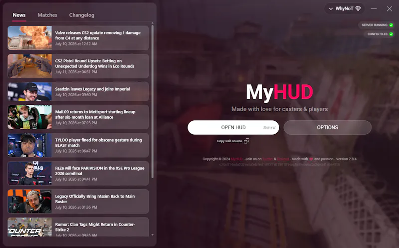 MyHUD screenshot 3