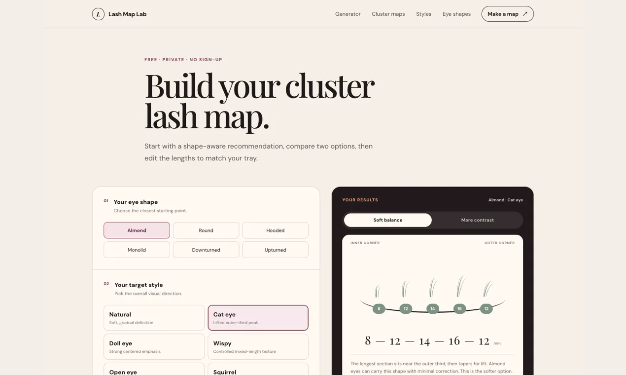 Lash Map Lab gallery image
