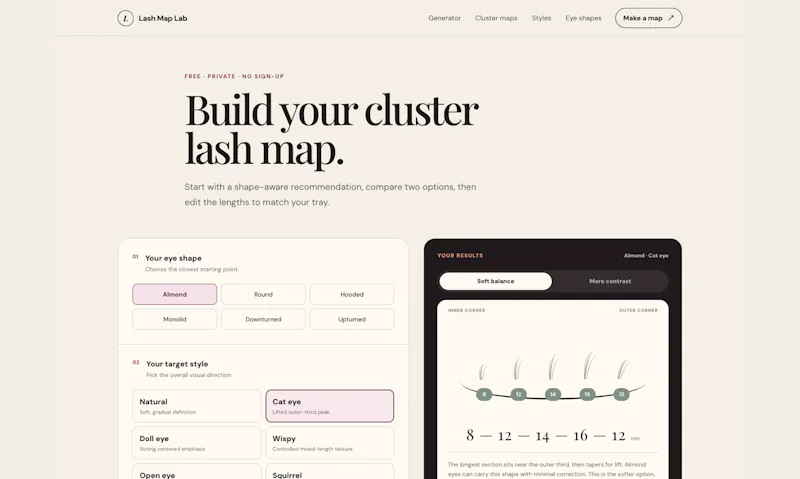 Lash Map Lab screenshot 1