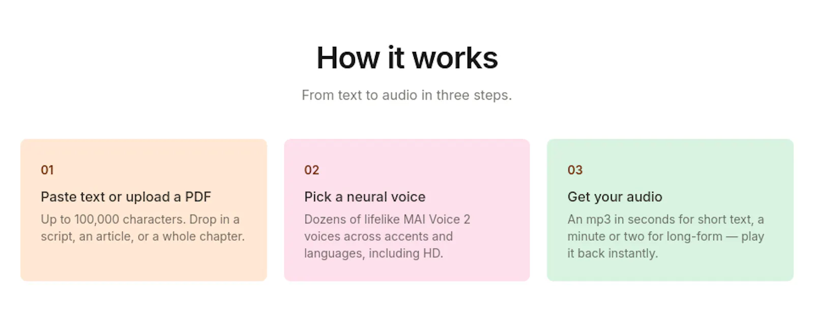 Audioso.app screenshot 2
