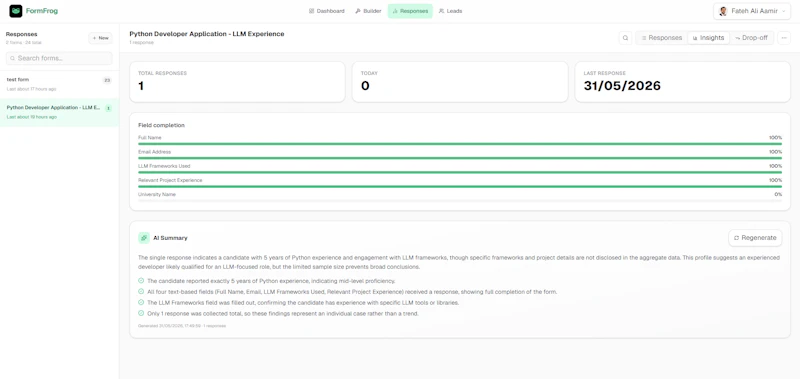 Form Frog screenshot 2
