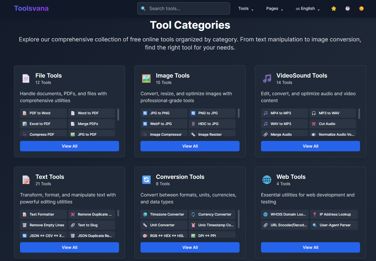 Média Toolsvana - Votre hub tout-en-un pour des outils en ligne intelligents et gratuits. 2