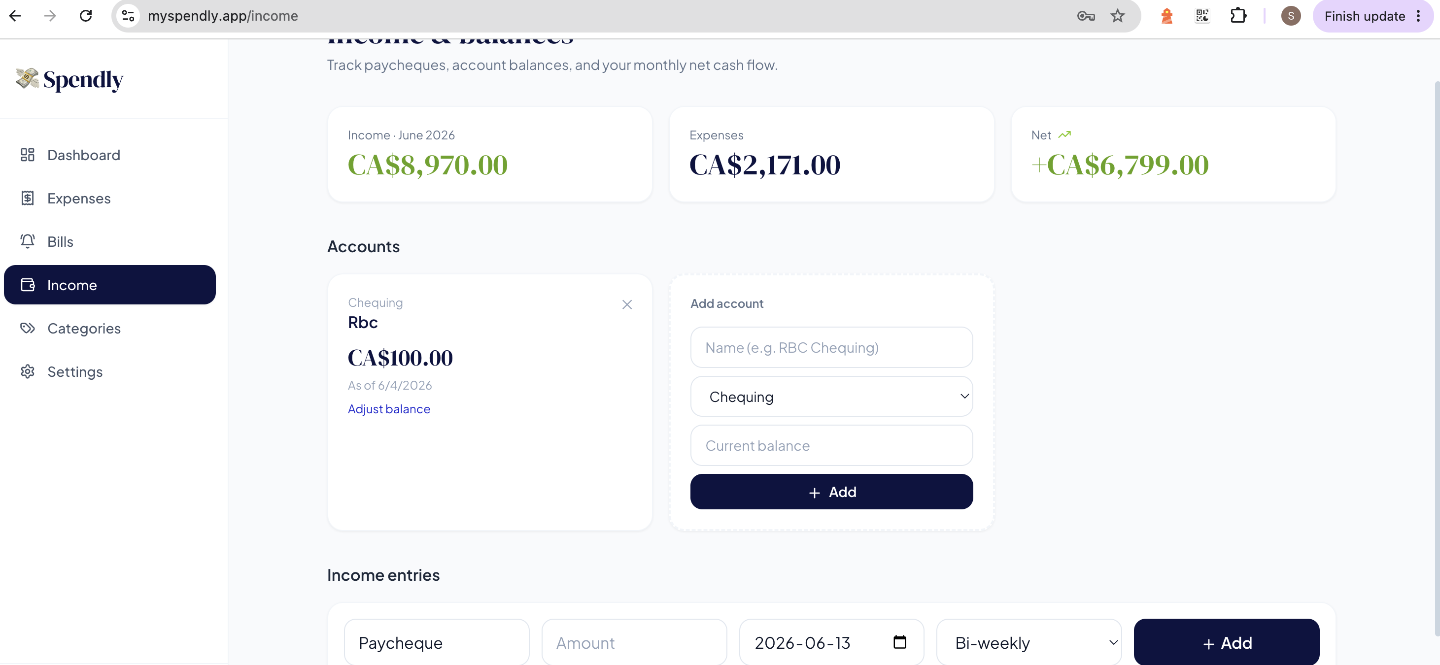 Spendly — Expense Tracker gallery image