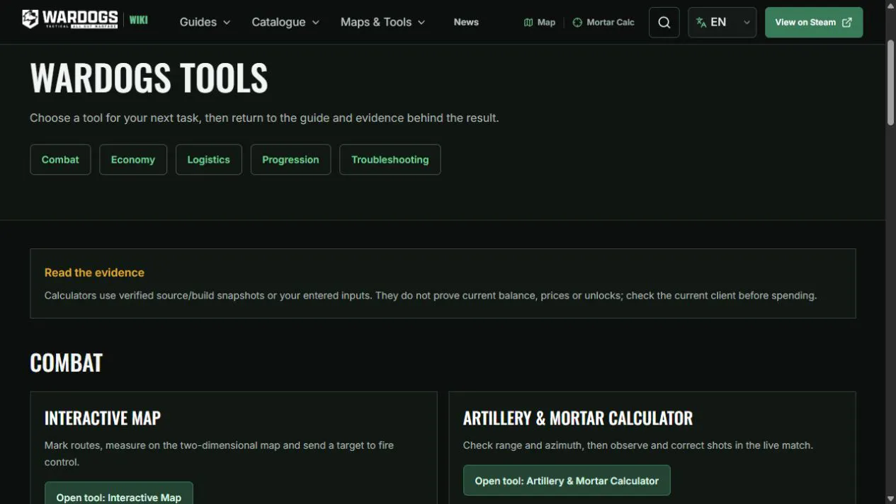 WARDOGS Wiki Player Tools gallery image