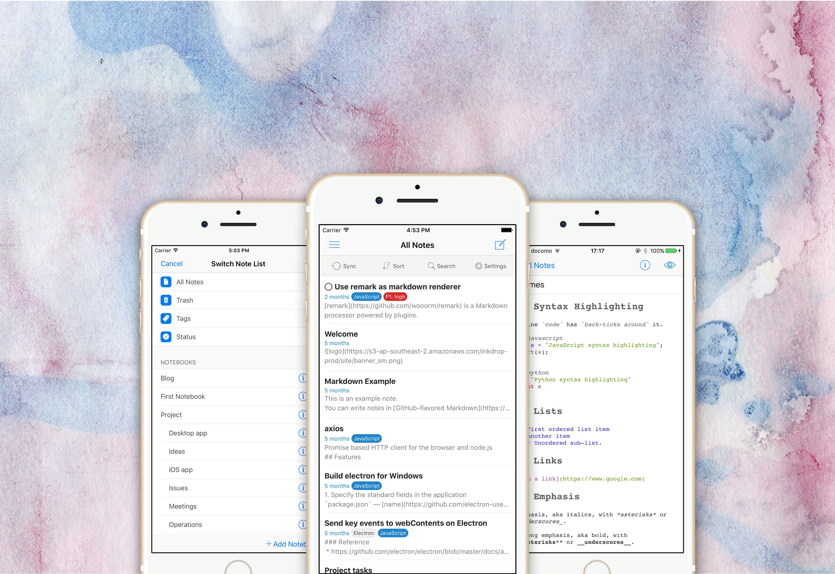 Inkdrop gallery image