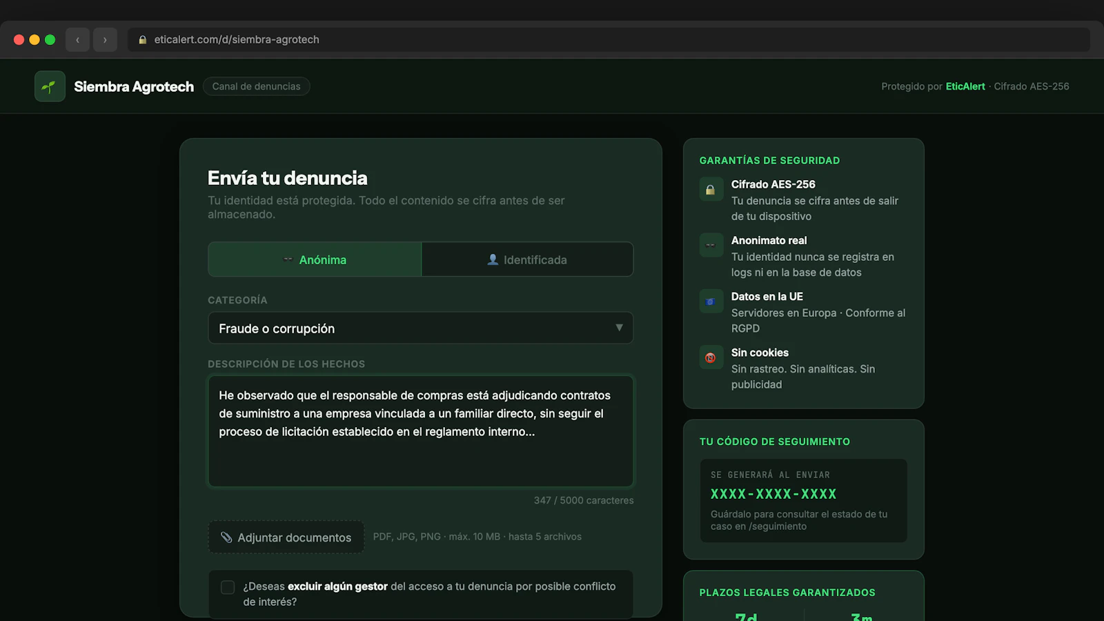 EticAlert screenshot 2