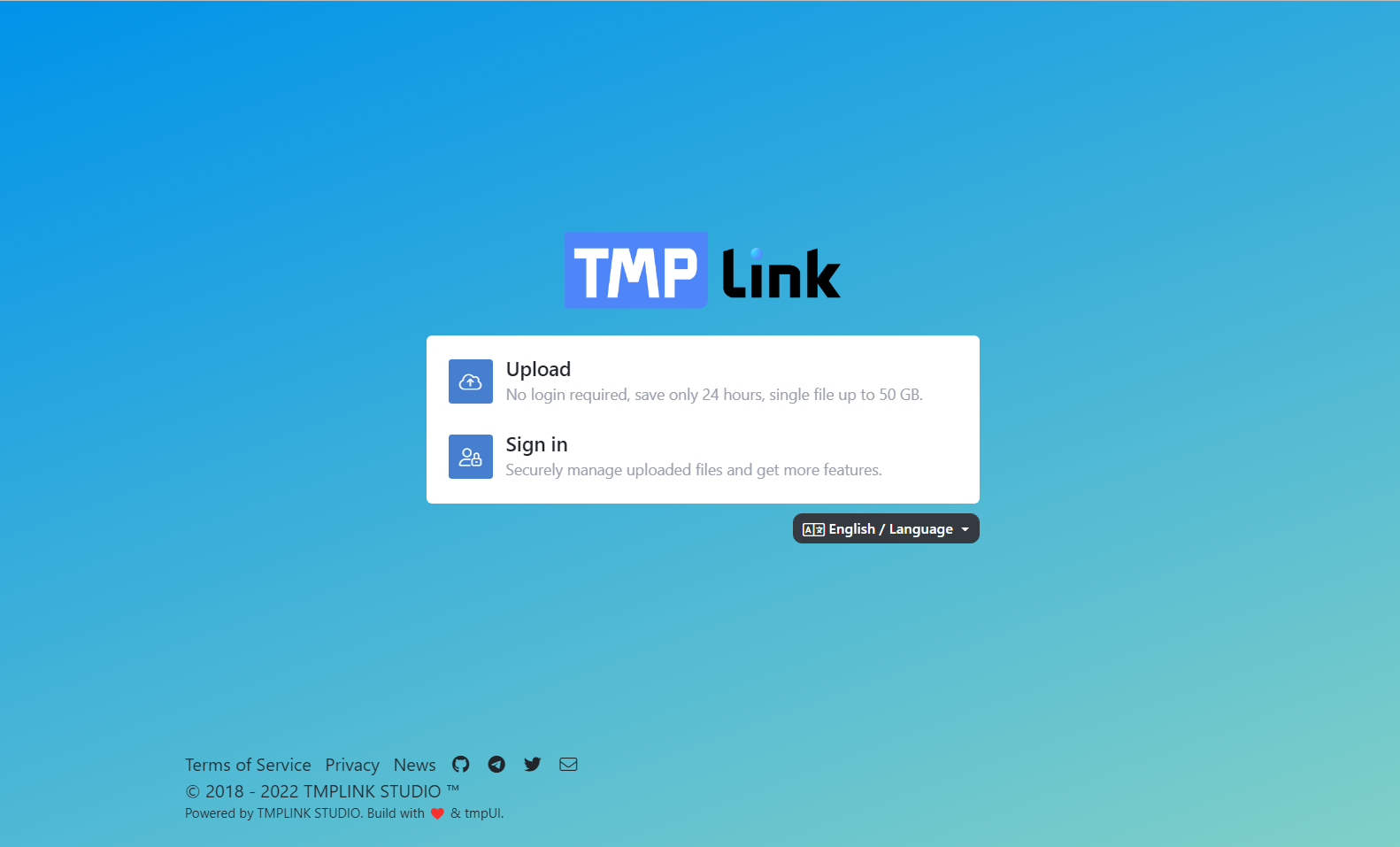 TMP -link - Snelle tijdelijk delen van bestanden. media 1
