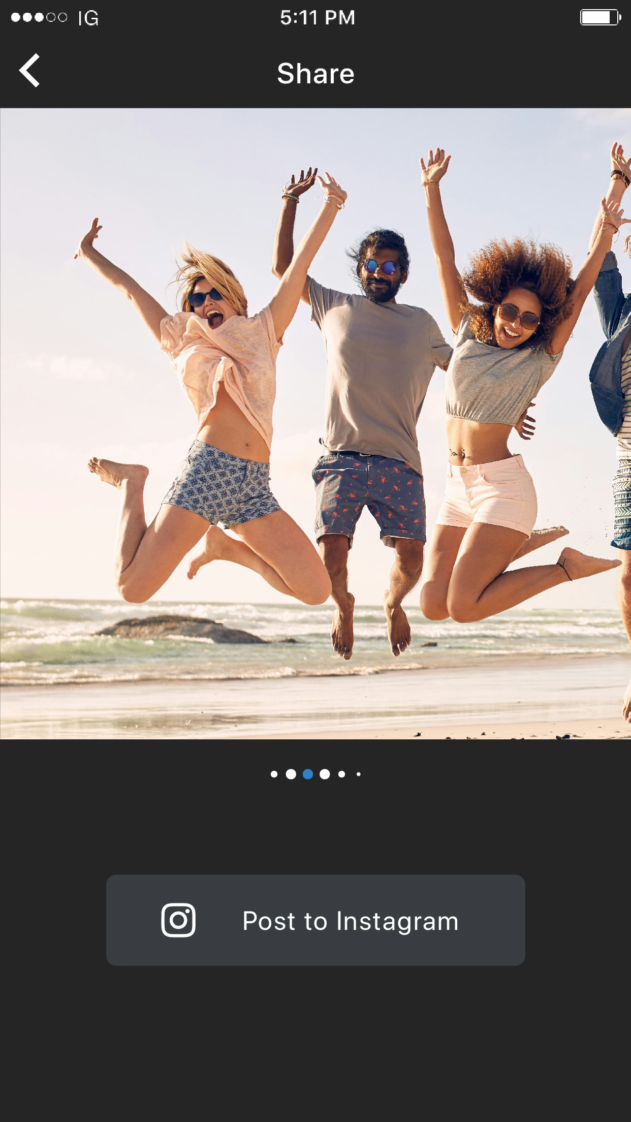 Swipeable Panorama for Instagram Image