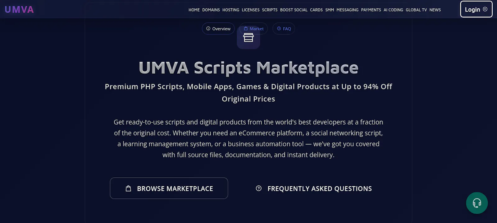 UMVA SCRIPTS MARKETPLACE screenshot 2