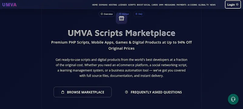 UMVA SCRIPTS MARKETPLACE screenshot 2