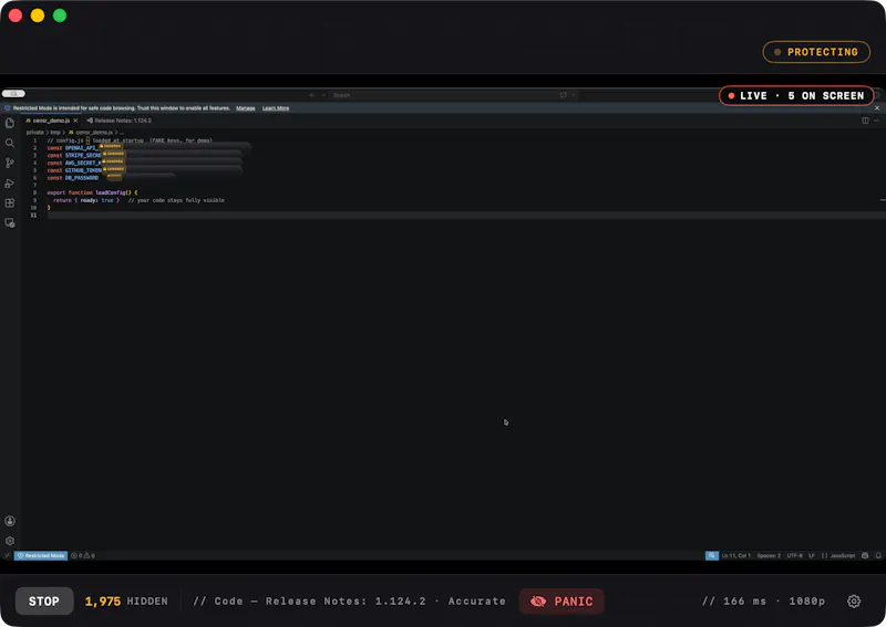 Censr screenshot 3