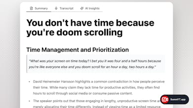 SummYT - YouTube Summarizer gallery image