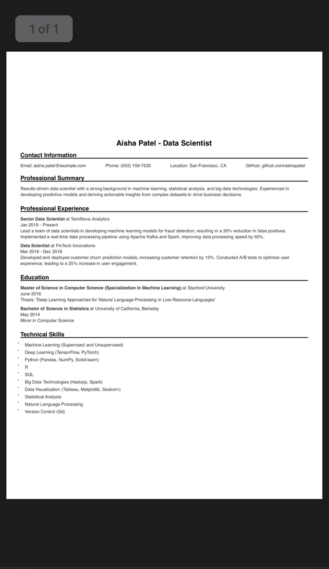 BrutalResumes gallery image