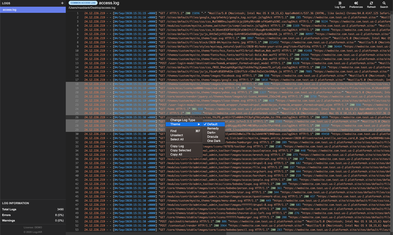 LogJAR gallery image