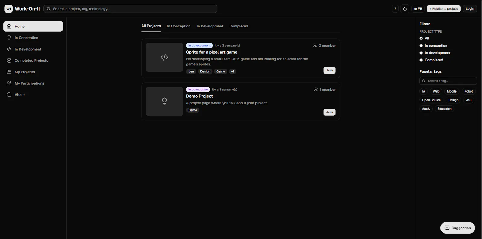 Work-On-It screenshot 1