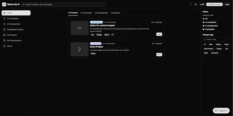 Work-On-It screenshot 1