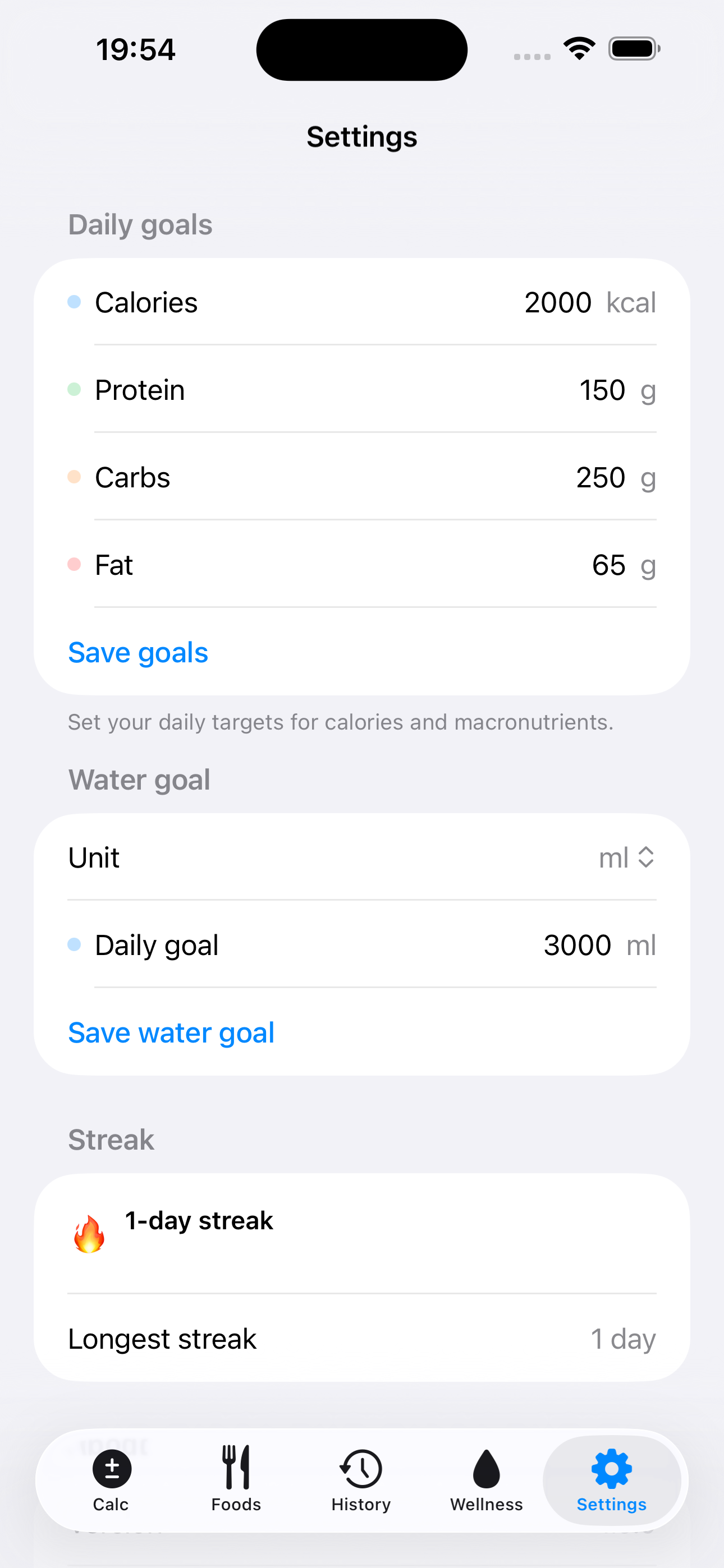 FuelCalc: Macro & Calorie Log gallery image