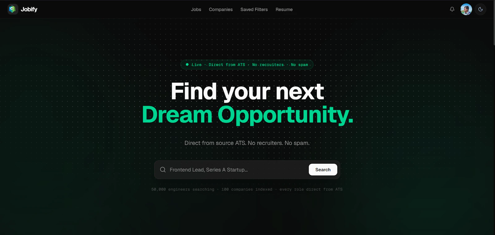 Jobify screenshot 1