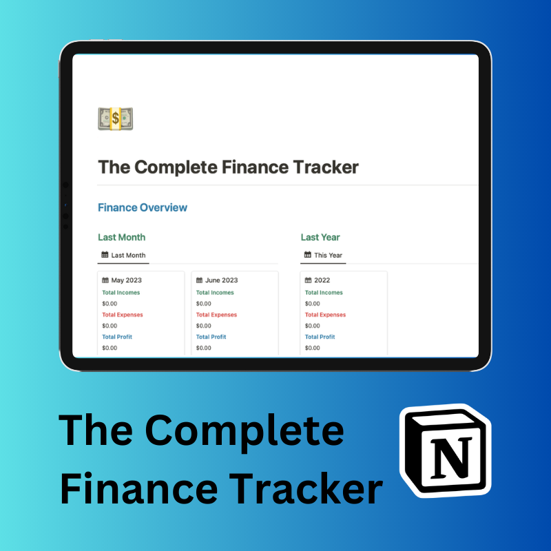 The Complete Finance Tracker