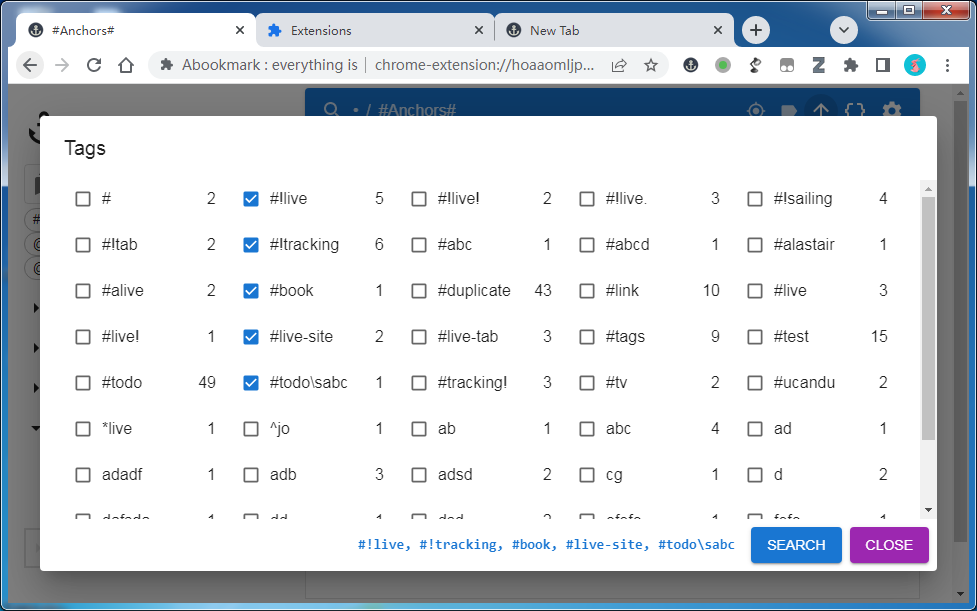 Media Abookmark 0,36 với bảng điều khiển bên - Một dấu trang là một tab ngủ và một tab là một dấu trang sống. 6
