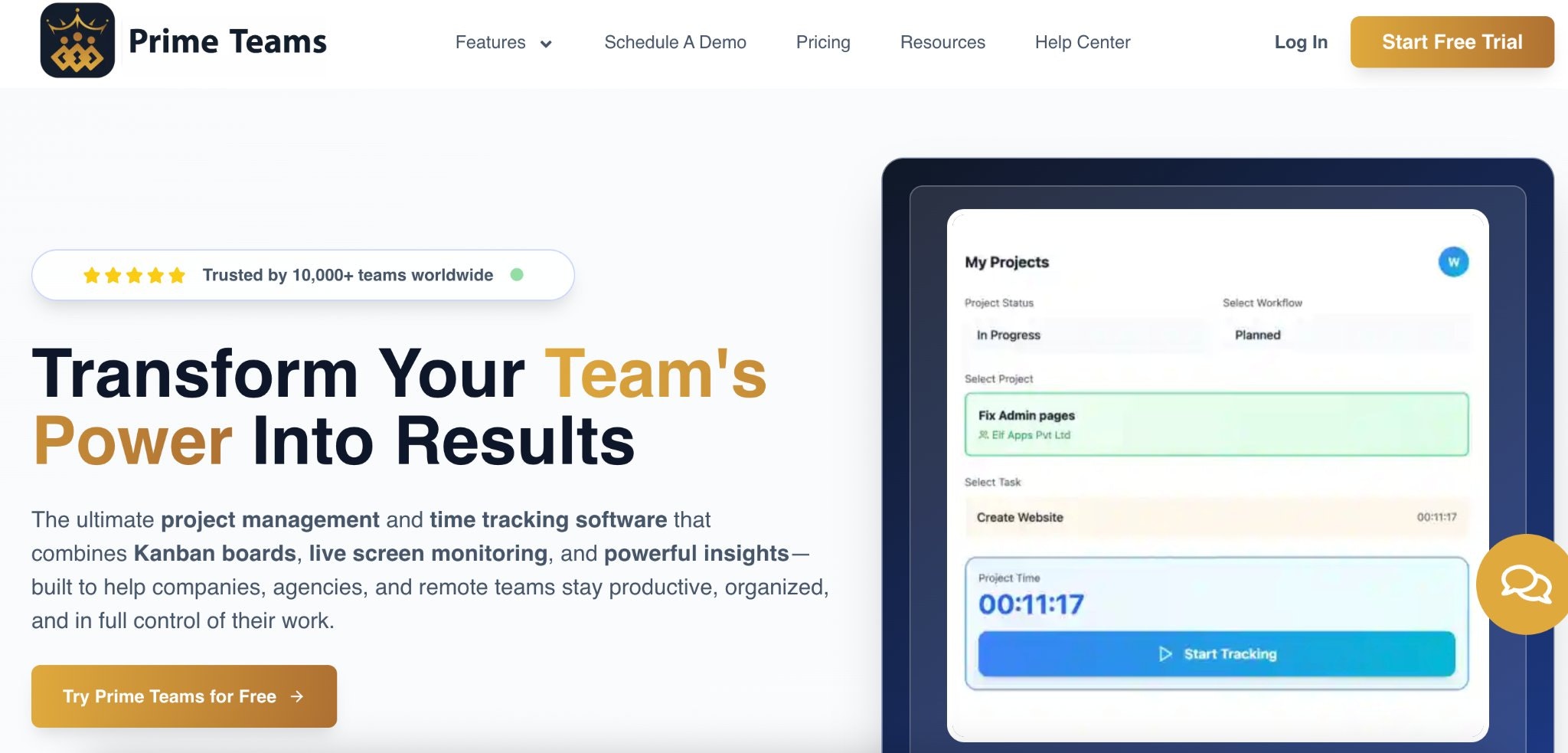 Prime Teams - Screenshot 3 showing product features and functionality
