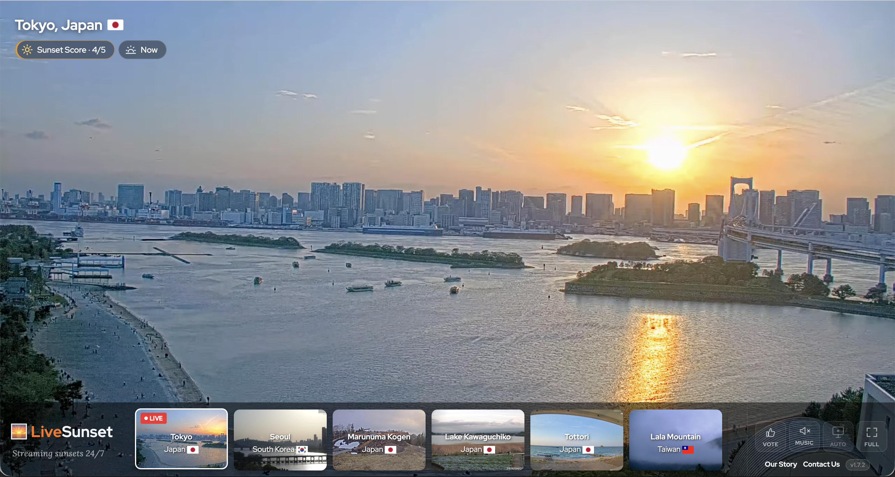 LiveSunset - Streaming Sunsets 24/7 gallery image