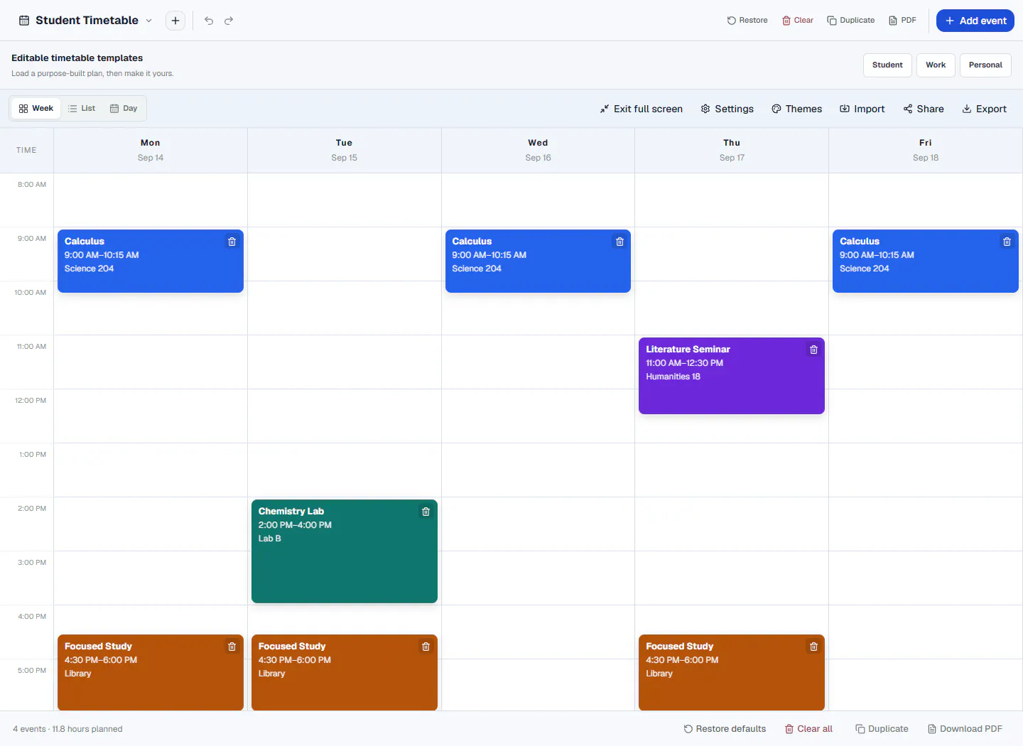 ScheduleBuilder.dev gallery image