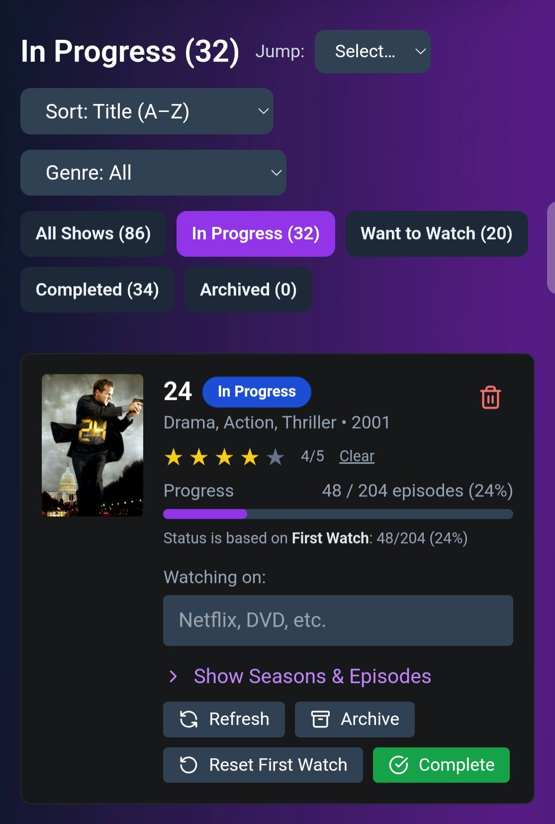 TV Tracker gallery image
