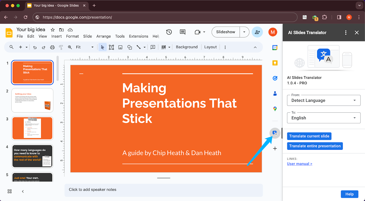 AI Slides Translator media 1