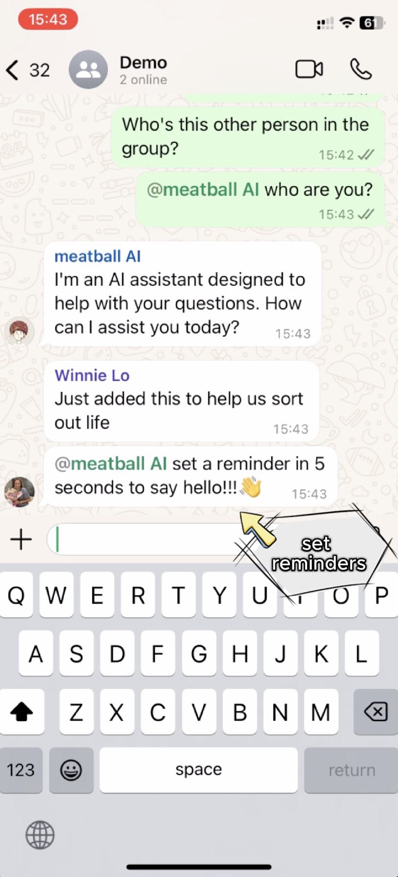 PEAGINA AI - GRATUITO - Ai Assistente per i gruppi WhatsApp media 3