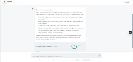 Dr. Owl: High-Speed Medical RAG AI gallery image
