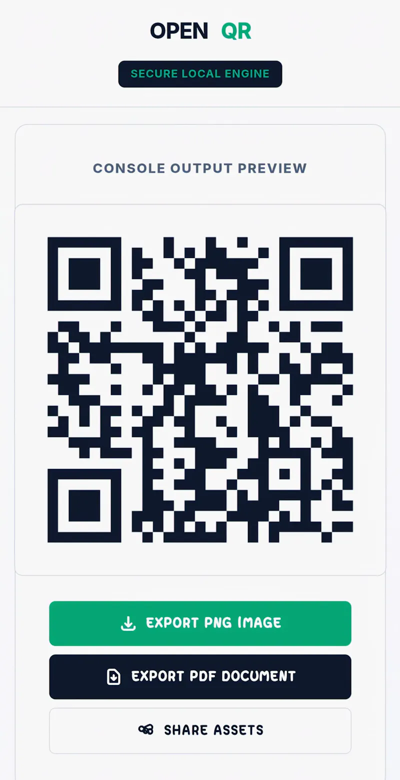 OPEN QR screenshot 2