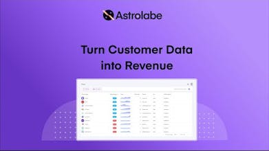 Astrolabe-Homepage präsentiert die optimierte Funktion für das Kunden-Datenmanagement.