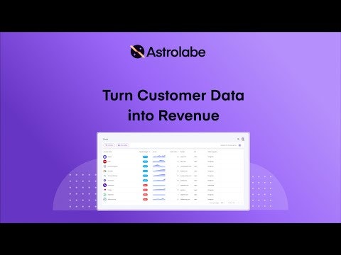 startuptile Astrolabe 1.0-Modern CDP for product-led growth SaaS