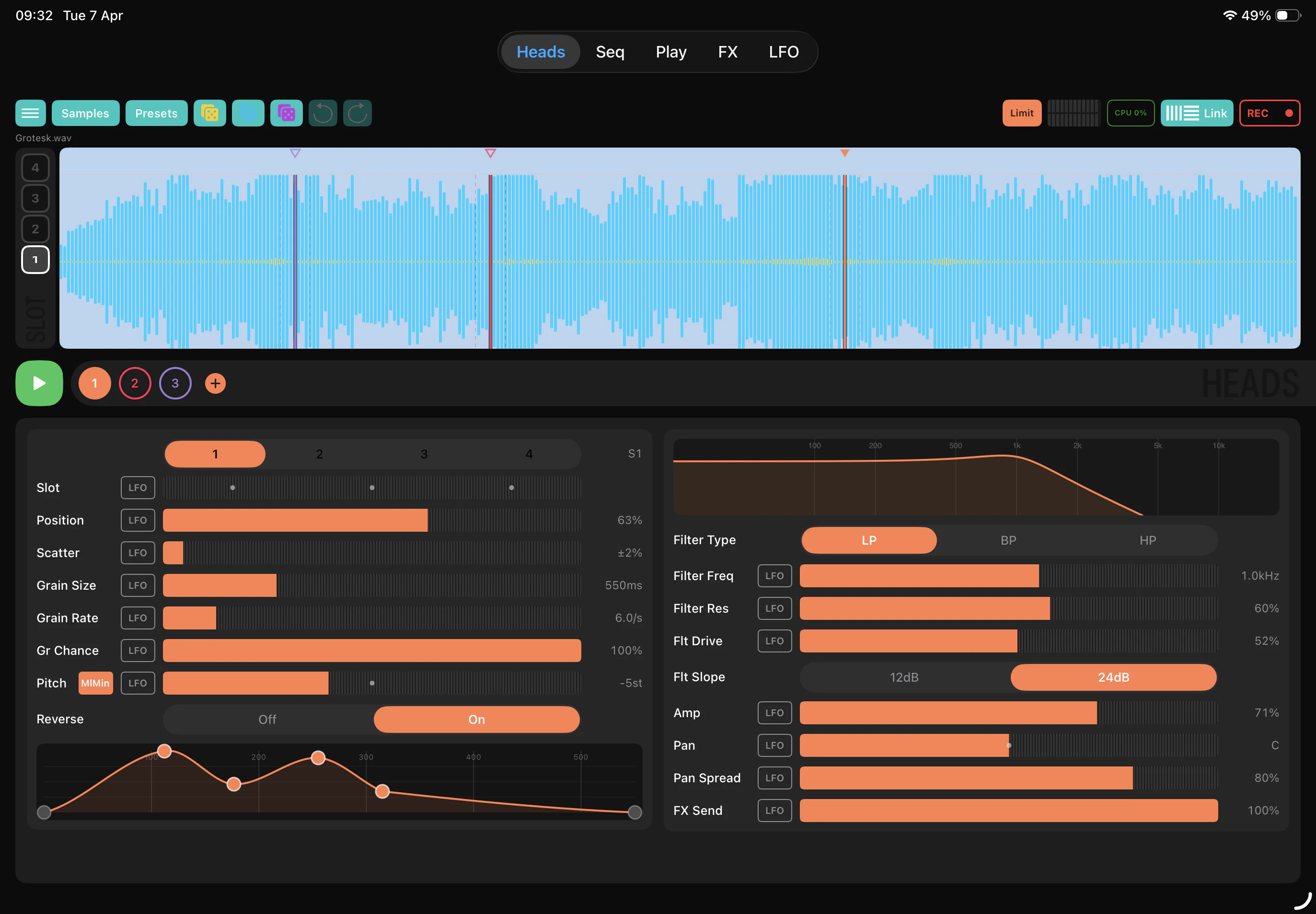 GrainHeads screenshot 2