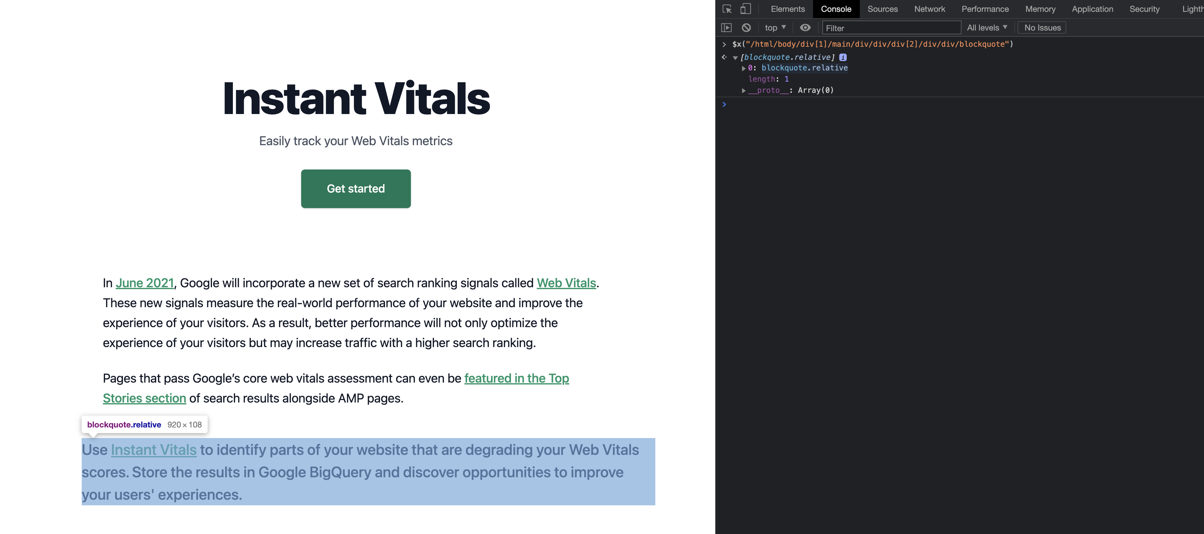 Instant Vitals gallery image