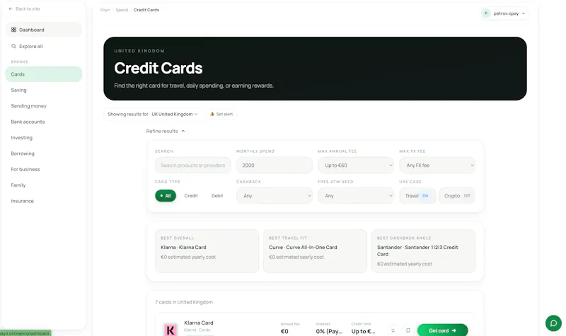 Payn Online - Financial Marketplace screenshot 1