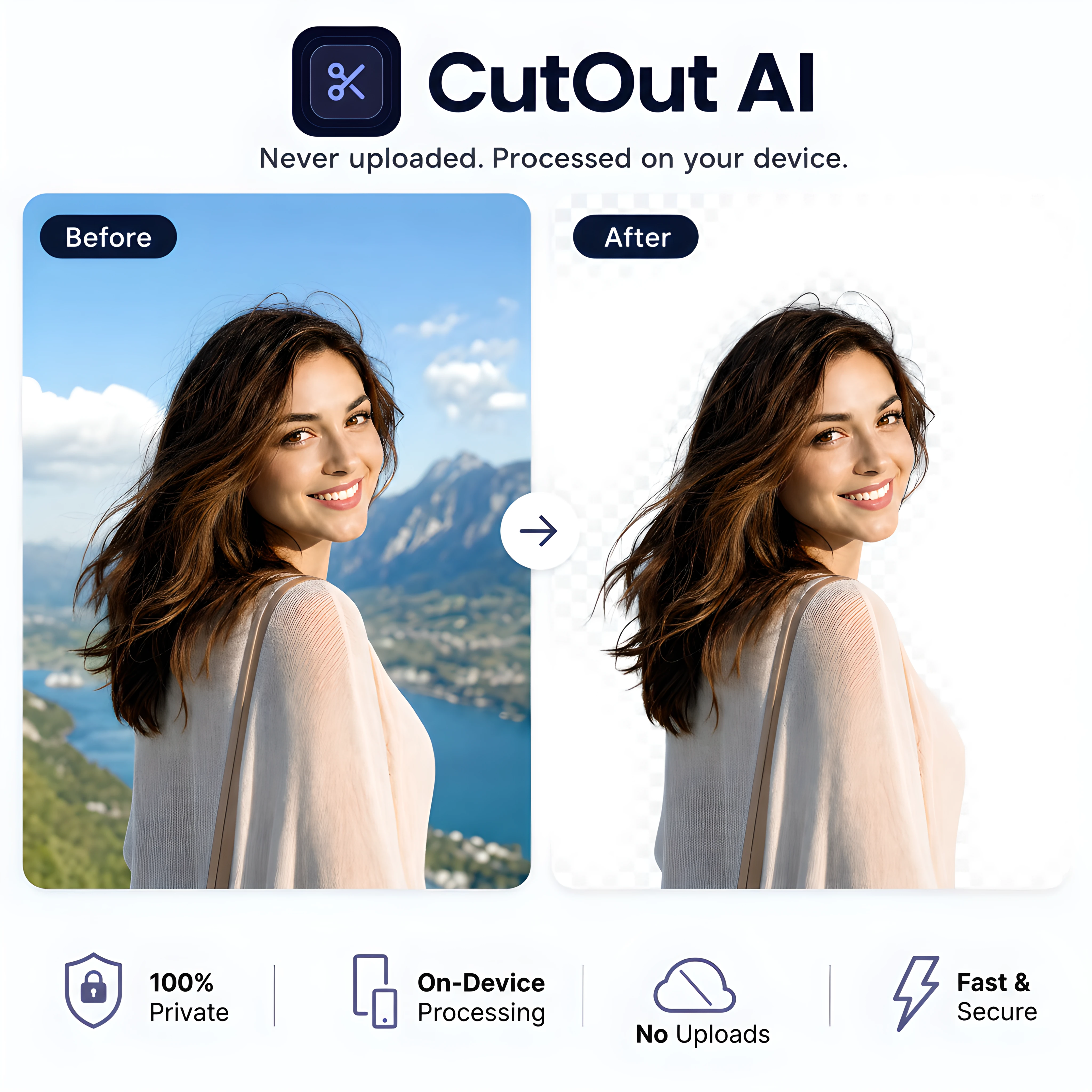 AI Background Remover: CutOut gallery image